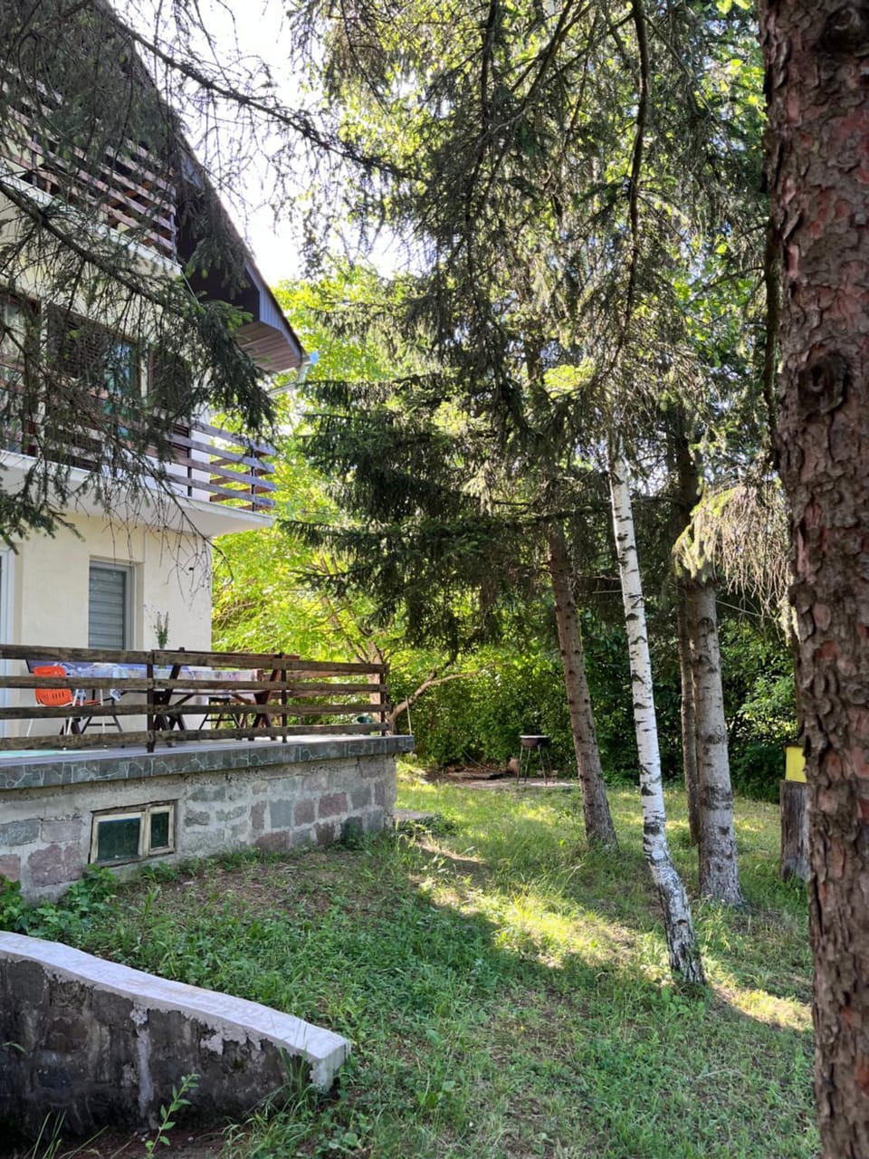Property building, Garden view