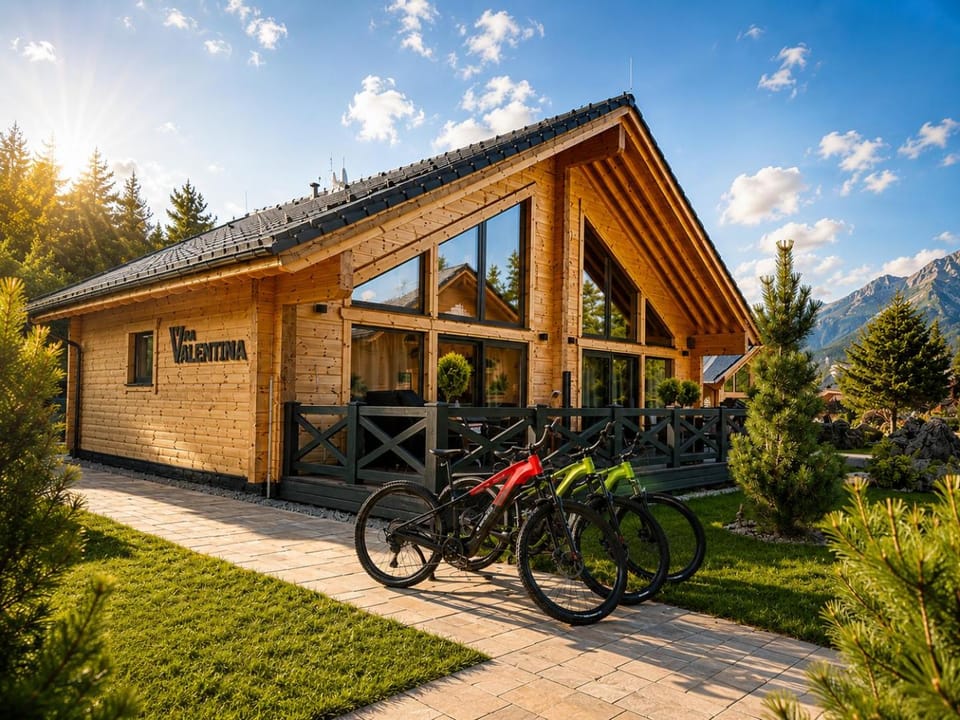 Property building, Spring, Day, Natural landscape, Cycling, Mountain view