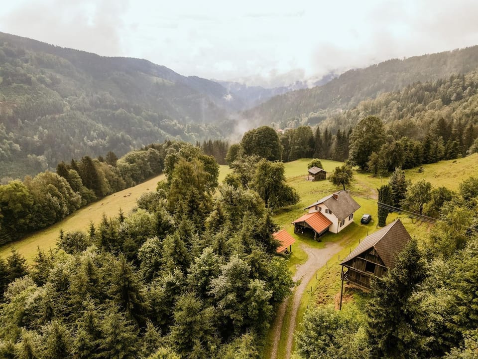 Natural landscape, Bird's eye view