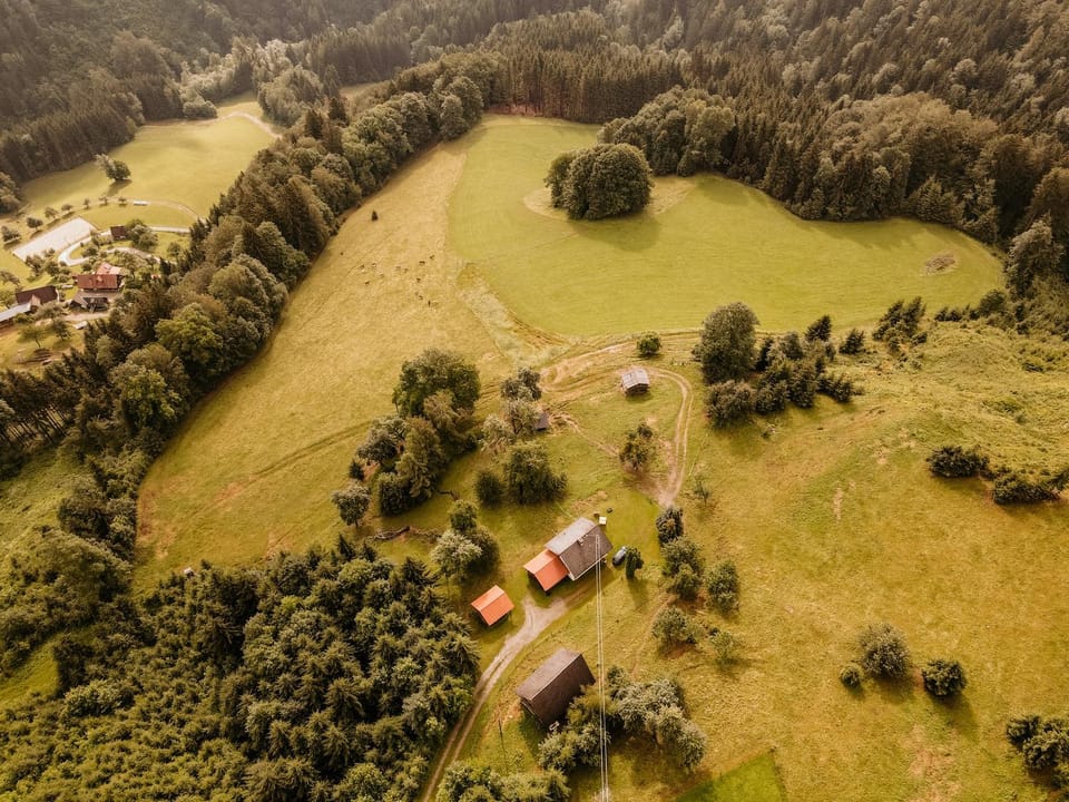 Natural landscape, Bird's eye view