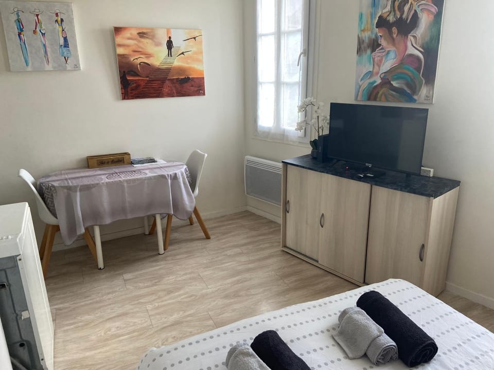 Studio le petit logis-meublé 2 étoiles -local vélo-arrivée autonome-H Flexibles Apartment in Nouvelle-Aquitaine