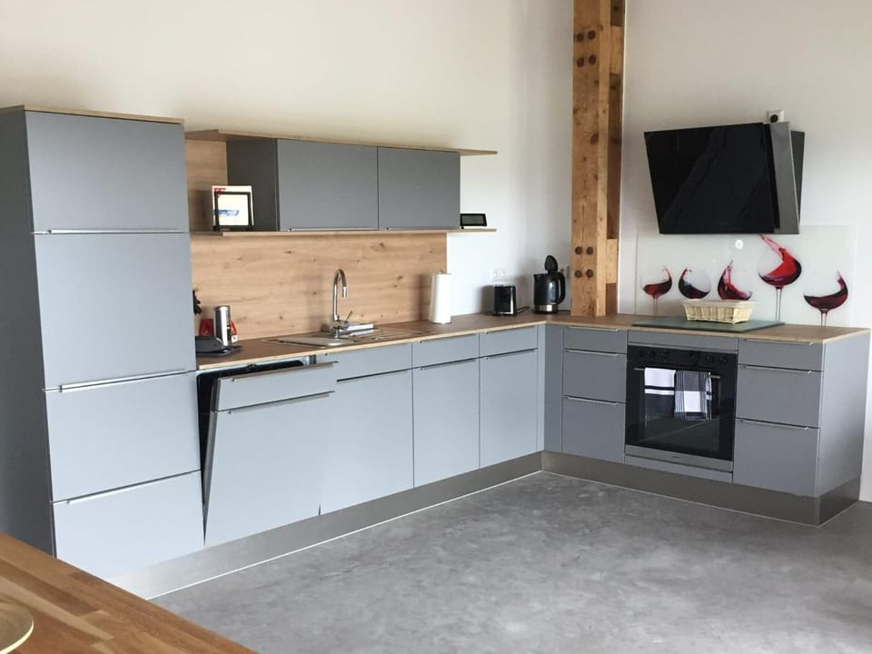 Kitchen or kitchenette, Living room