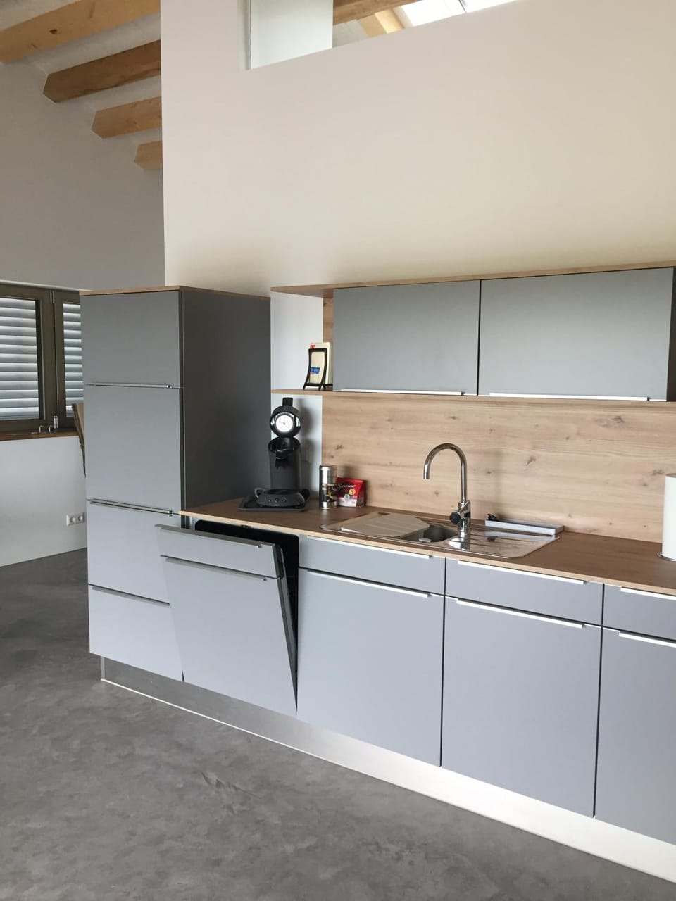 Kitchen or kitchenette, Living room