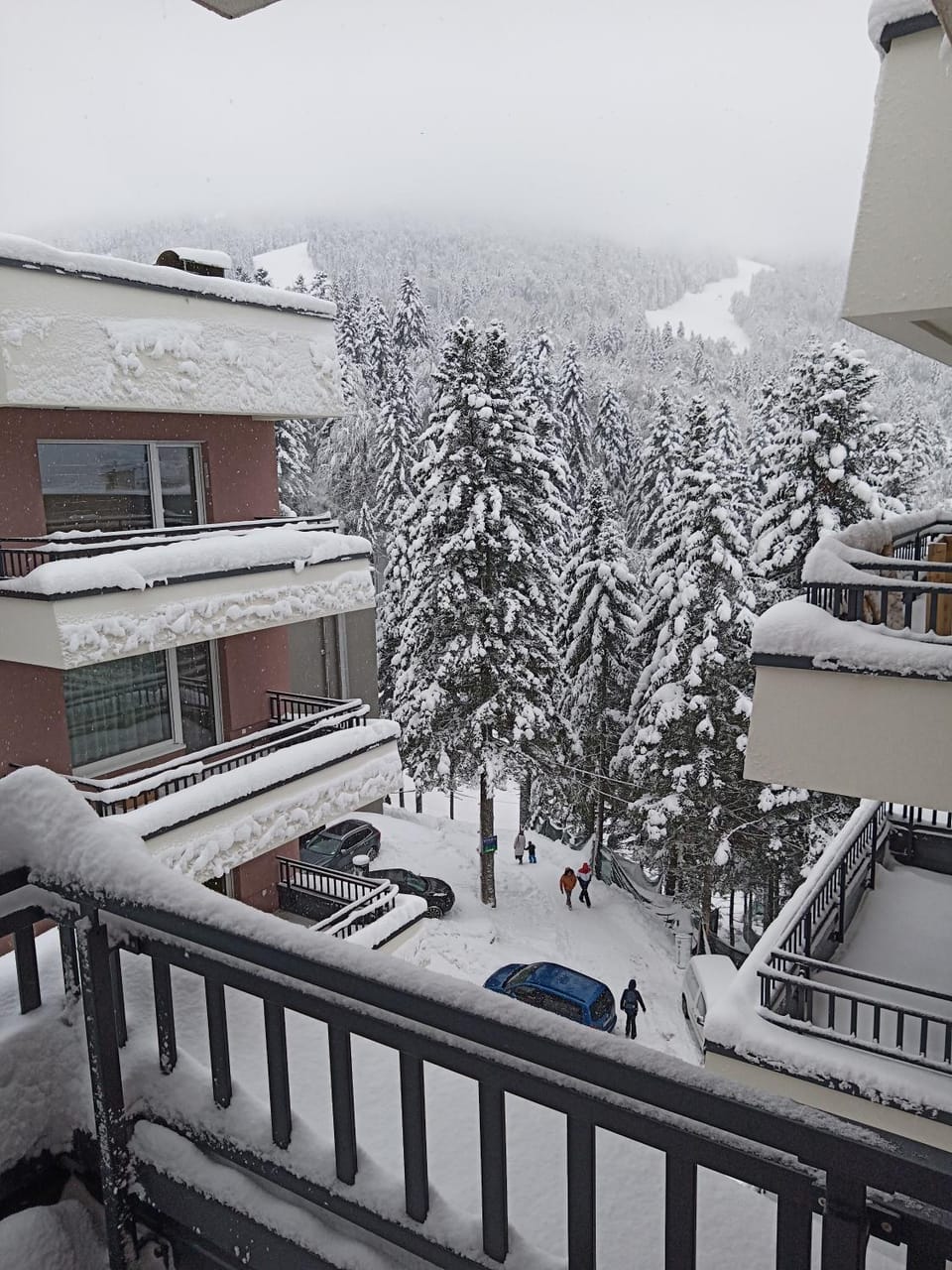 Day, Winter, Balcony/Terrace, Mountain view