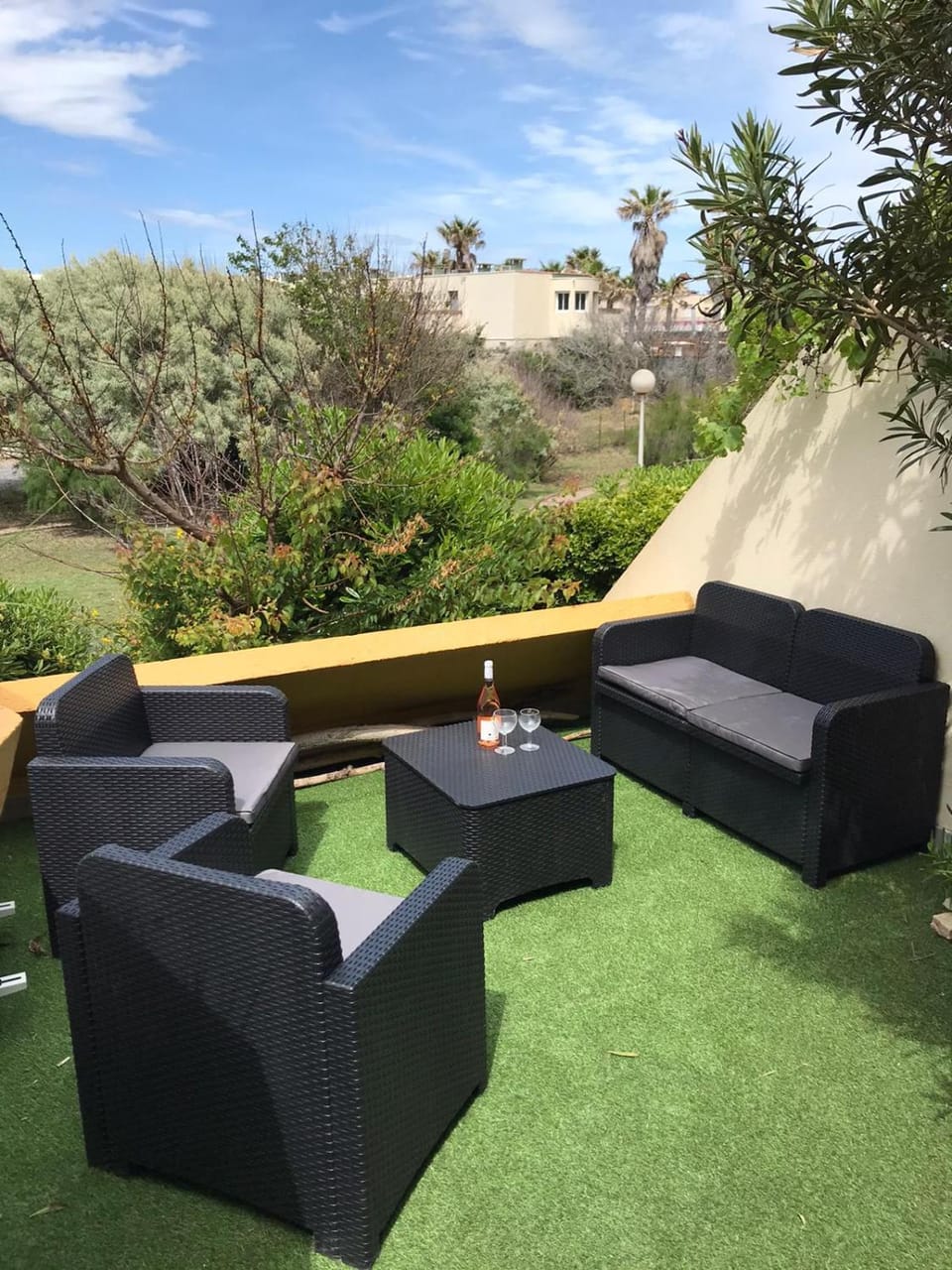 Property building, Patio, Garden, Garden view