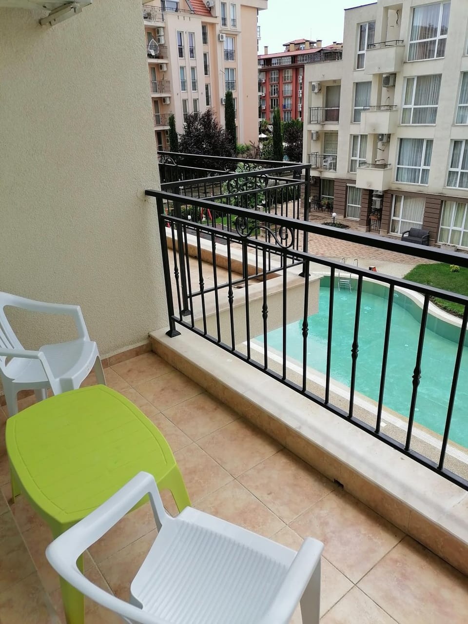 Balcony/Terrace, Pool view