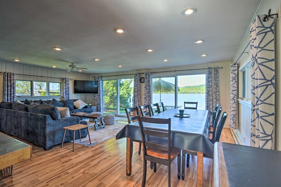 Lakefront Bellaire Getaway w/ Kayaks, Dock & Grill House in Michigan