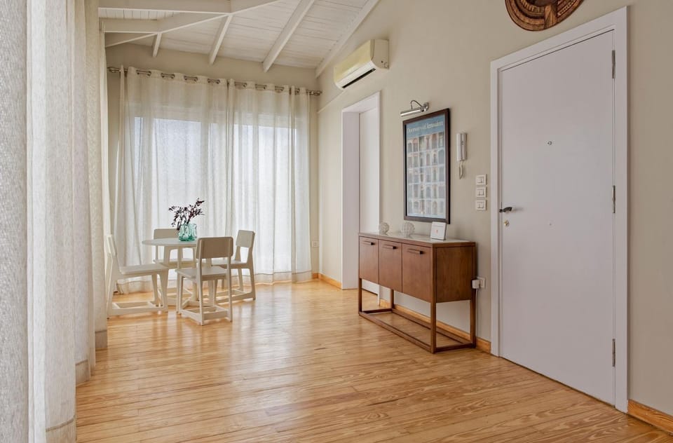 Dining area, air conditioner