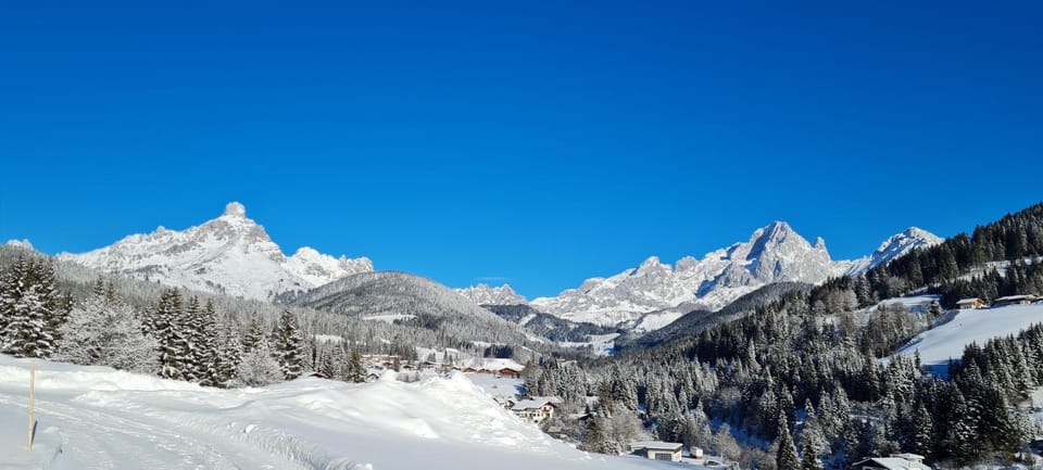 Natural landscape, Winter, Mountain view