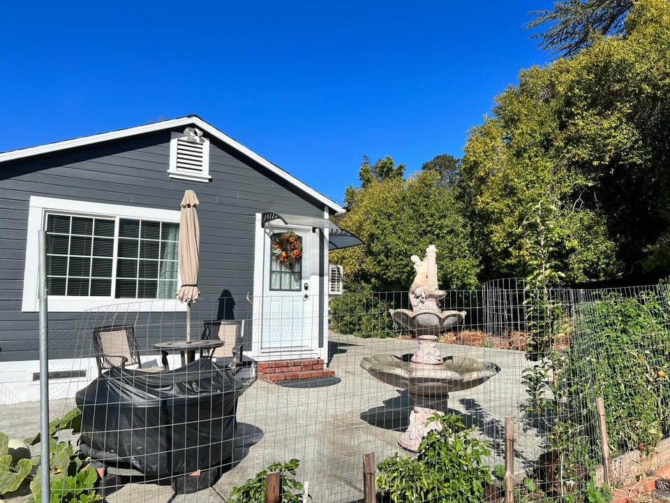 Property building, Garden, Garden view
