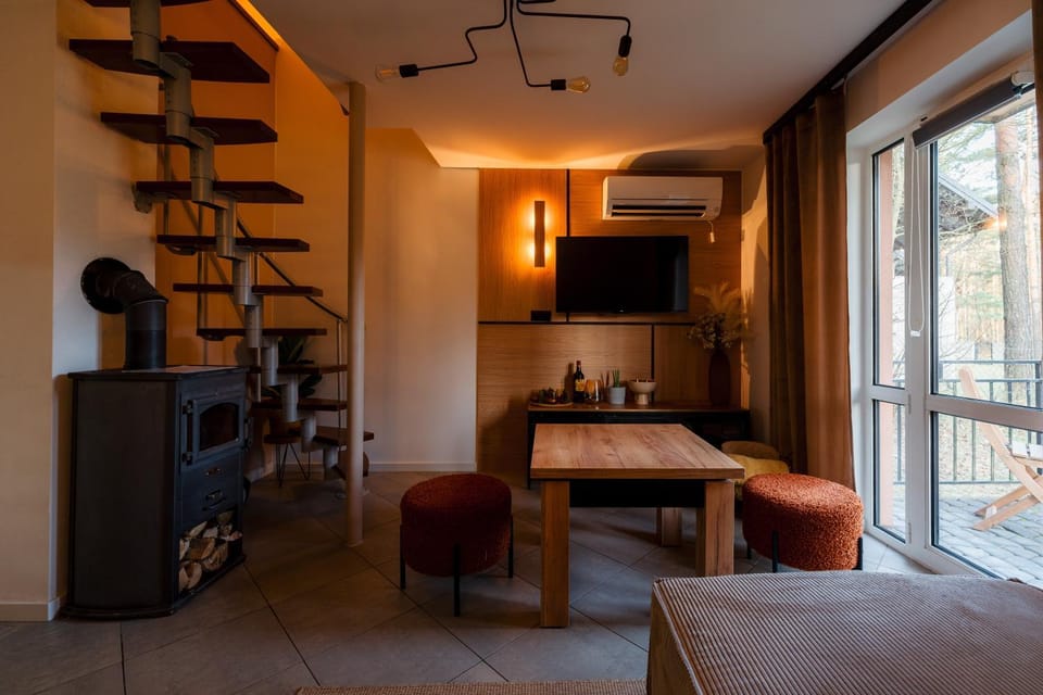 Living room, fireplace