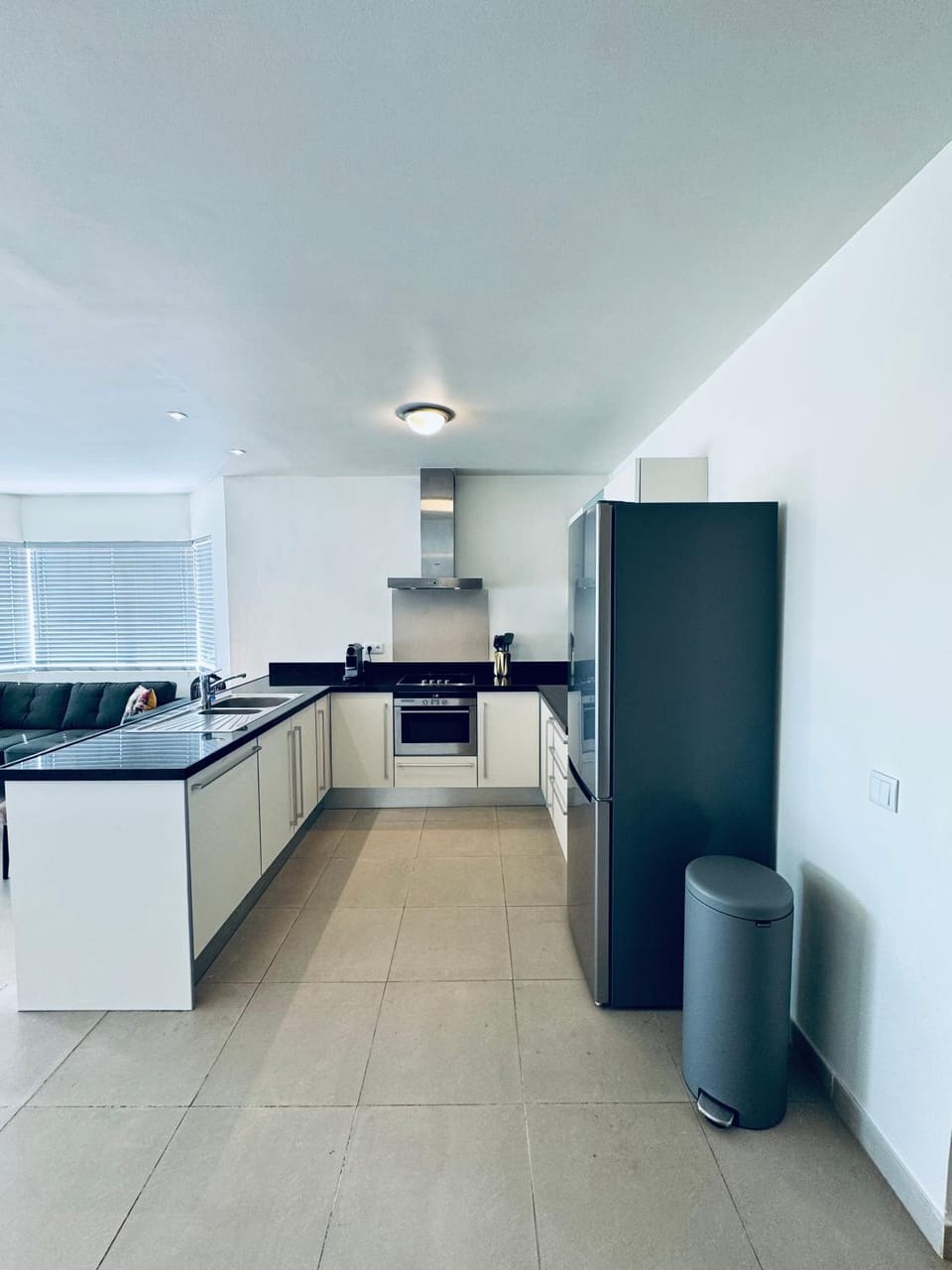 Kitchen or kitchenette, dishwasher, oven, stove