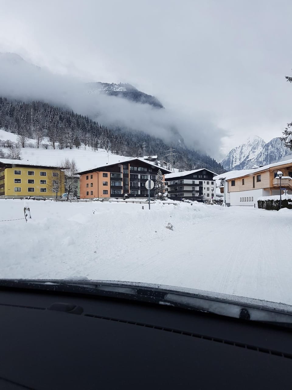 Property building, Winter