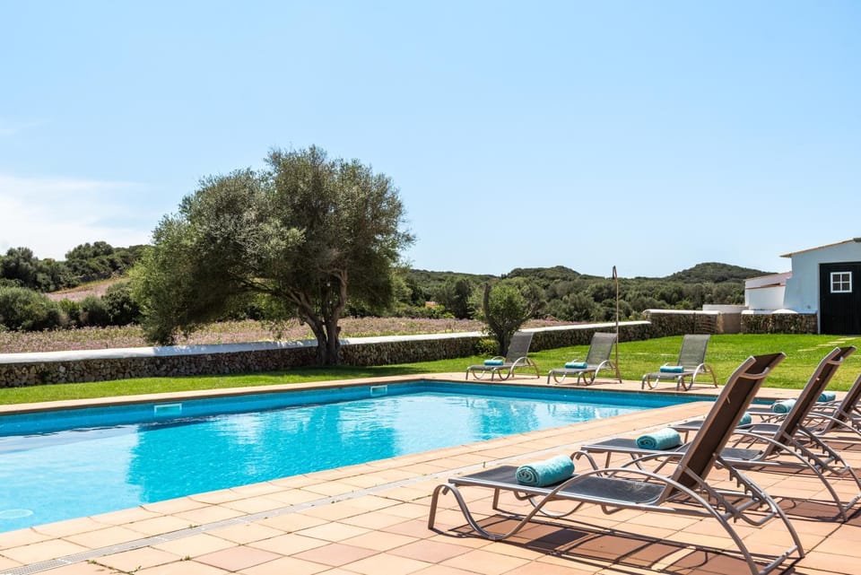 Natural landscape, Pool view, sunbed