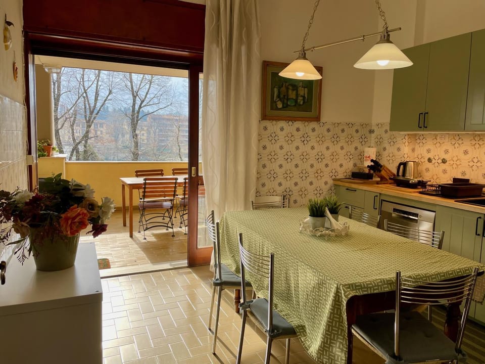 Terrace Overlooking The River Apartment in Florence