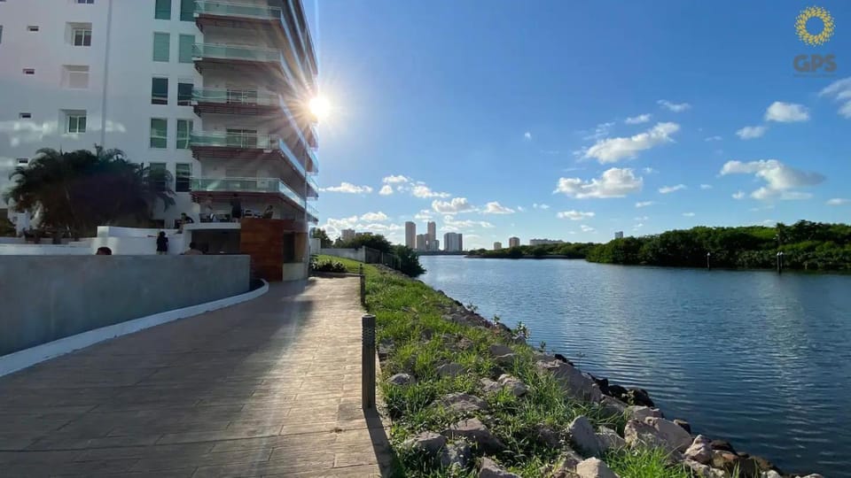 Property building, Natural landscape, Lake view