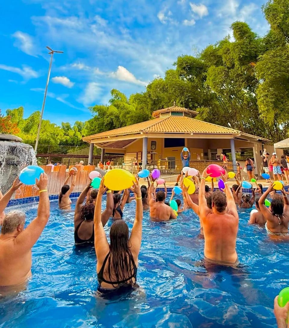ENCANTO DO SOL - GOLDEN DOLPHIN GRAND HOTEL PISCINA 24h Apartment in State of Goiás