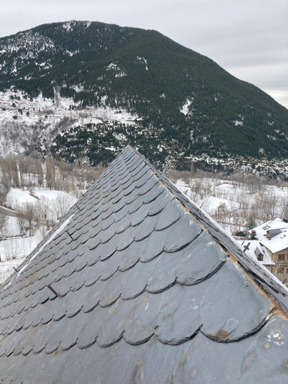 Natural landscape, Winter, Mountain view