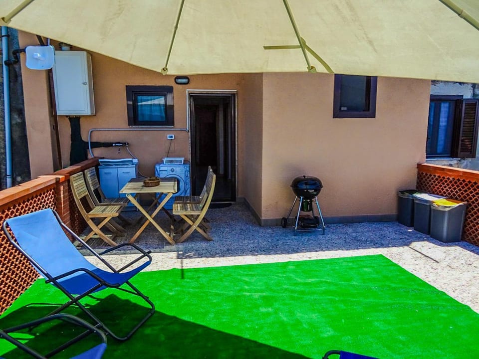 Property building, Patio