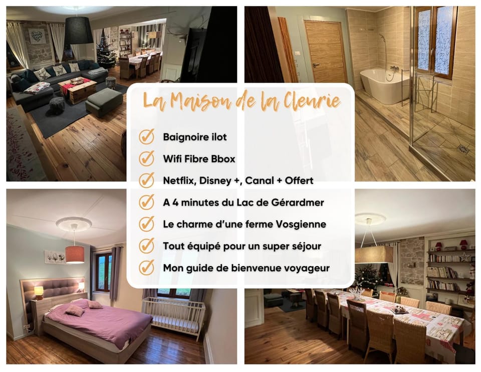 Gîte de charme jusqu'à 14 personnes, Proche du lac de Gérardmer House in Gérardmer