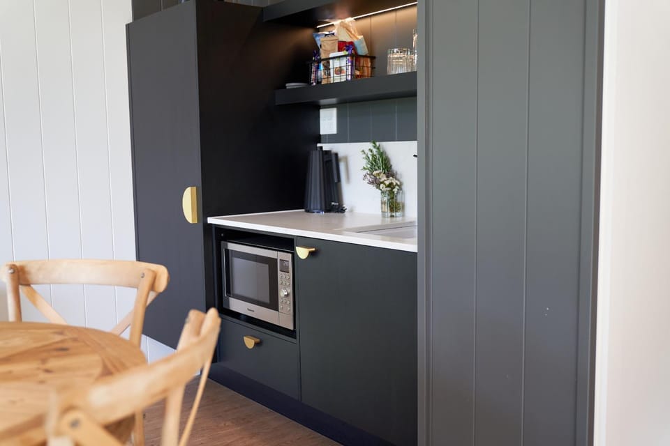 Kitchen or kitchenette, minibar, oven