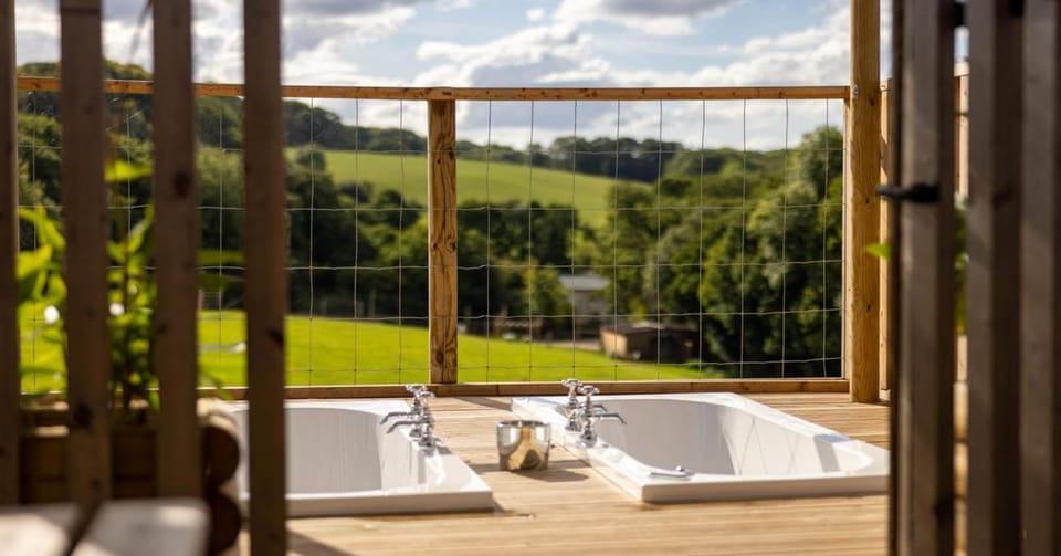 Luxury Safari Lodge-Sleeps 4 6-Deer Park-Dogs Ok House in Mid Devon District
