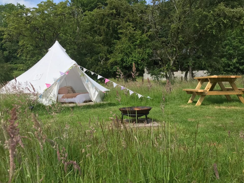 Panpwnton Farm Bell Tents Luxury tent in Wales