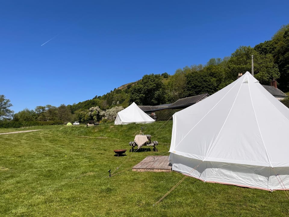 Panpwnton Farm Bell Tents Luxury tent in Wales