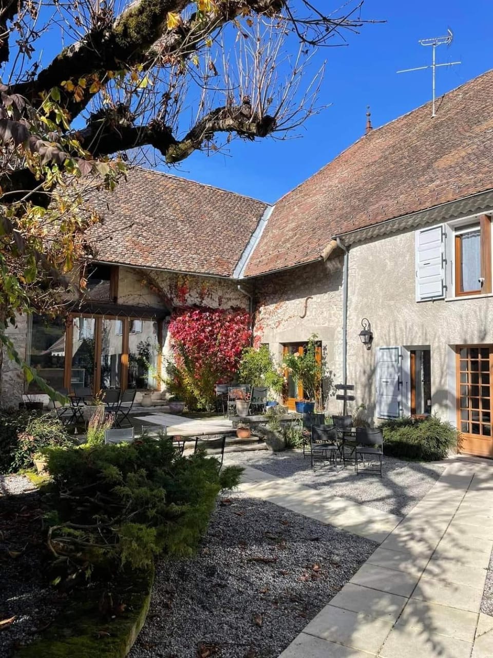 Property building, Garden, Garden view