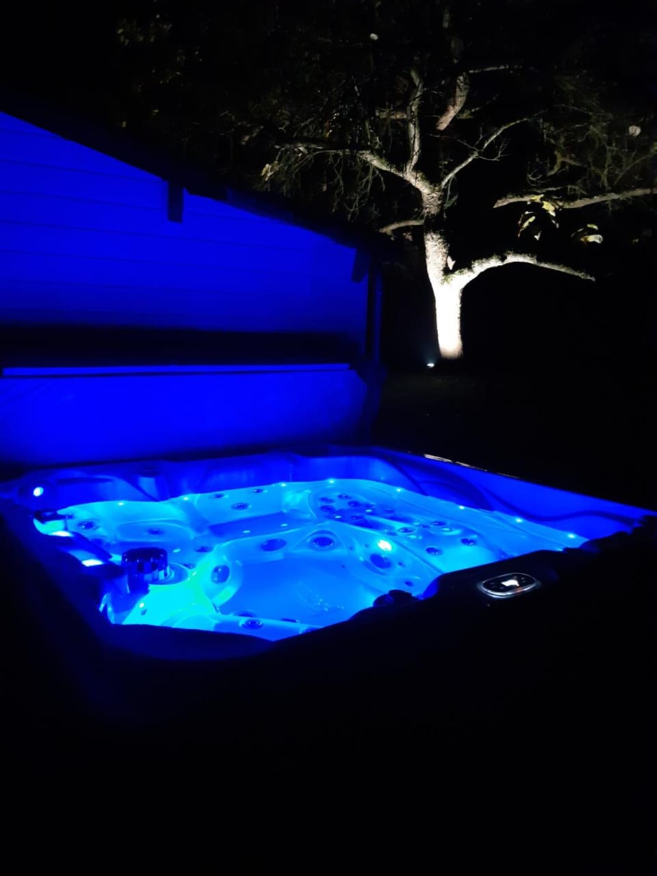 Night, Hot Tub