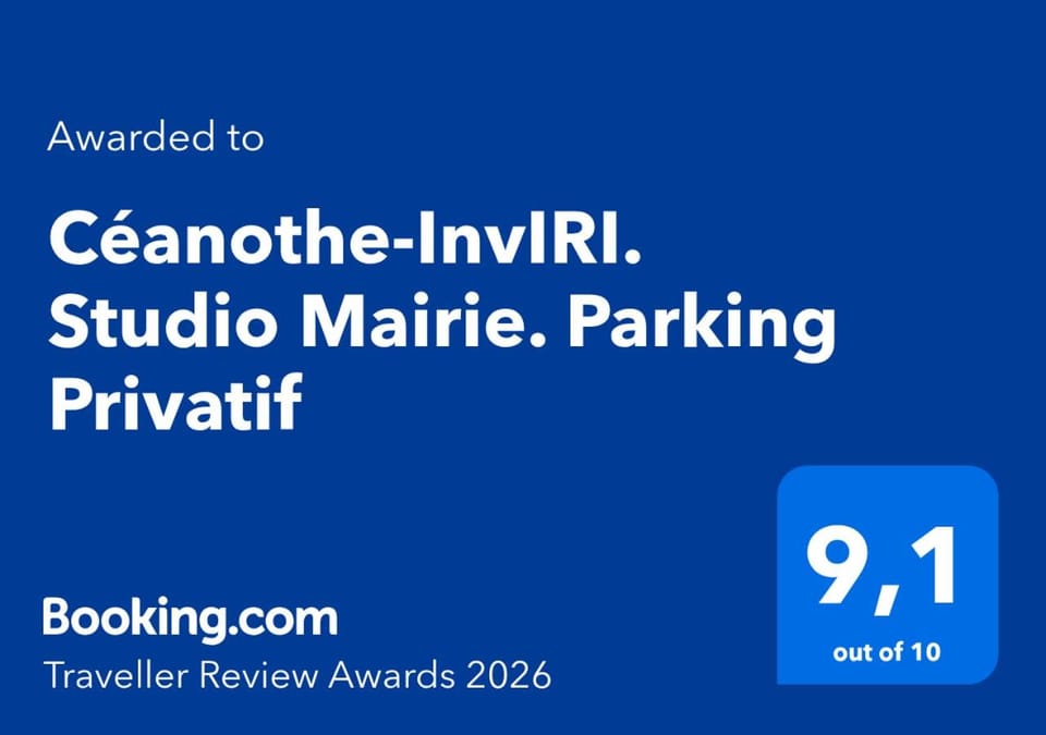 Céanothe-InvIRI. Studio Mairie. Parking Privatif Apartment in Limoges