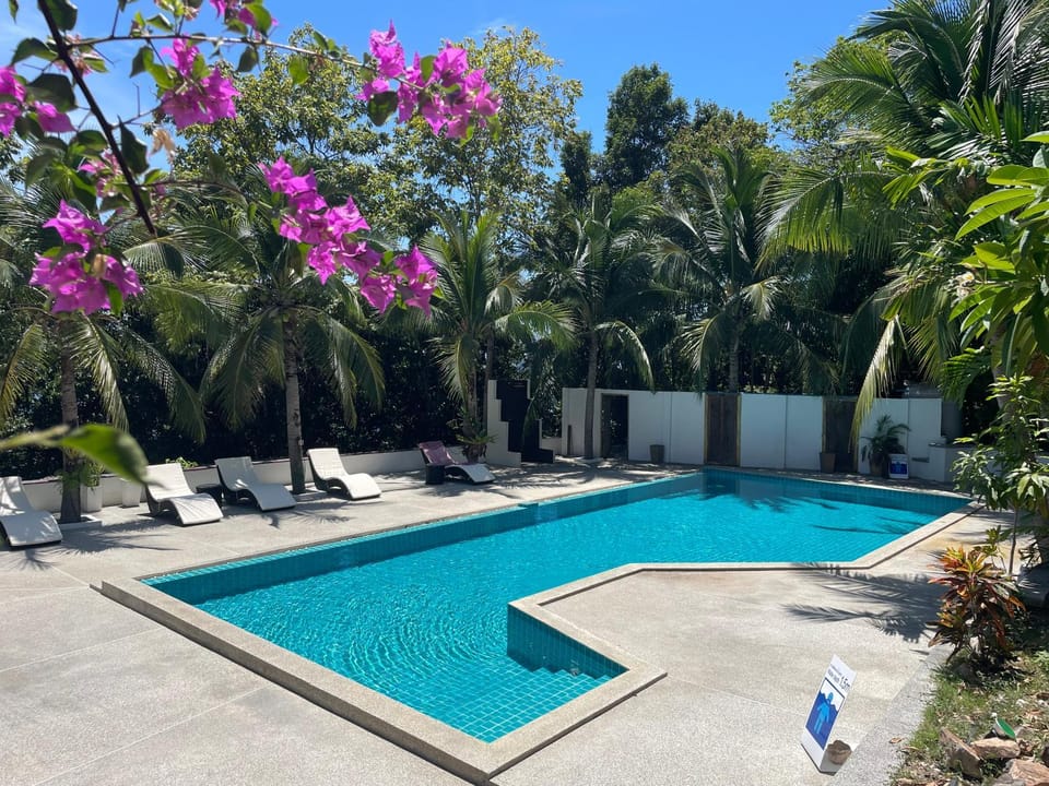 Communal lounge/ TV room, Day, Garden, Balcony/Terrace, Garden view, Pool view, Swimming pool, Swimming pool, sunbed