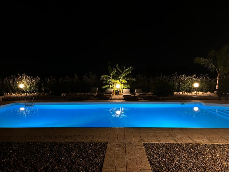 Night, Swimming pool