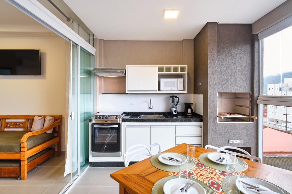 BH26: ACONCHEGANTE, MODERNO E SUPER BEM DECORADO!! Apartment in Ubatuba