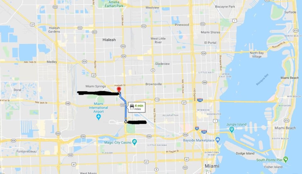 Private Cubicle - Single Bed - Mixed Shared Dorm - MIAMI AIRPORT Hostel in Miami Springs