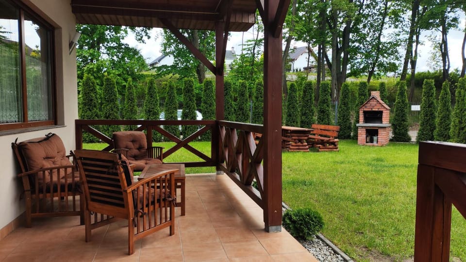 Property building, Garden view