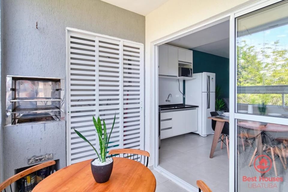 BH35 · BH35: AP BONITO COM AR, PISCINA E VARANDA GOURMET Apartment in Ubatuba