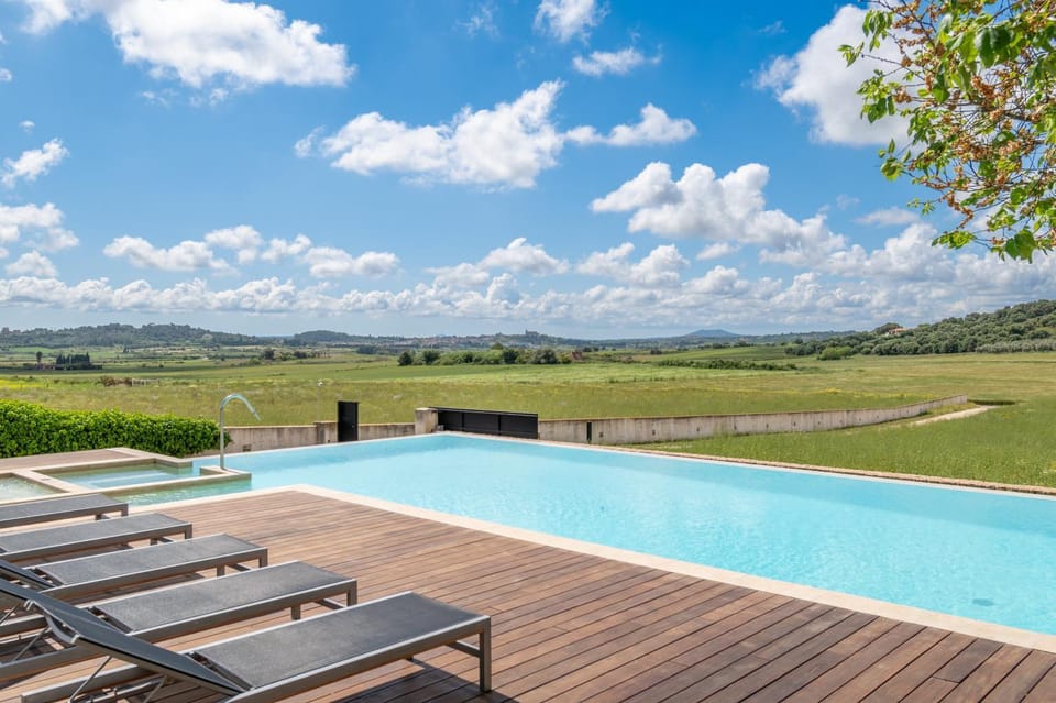 Property building, Living room, Swimming pool