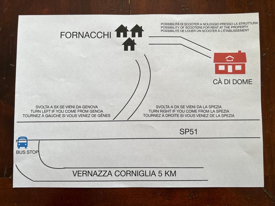 Cà di Dome Appartamento vista mare Apartment in Cinque Terre