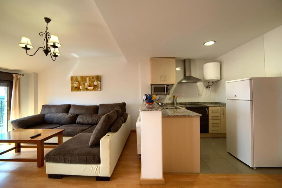 Kitchen or kitchenette, Living room