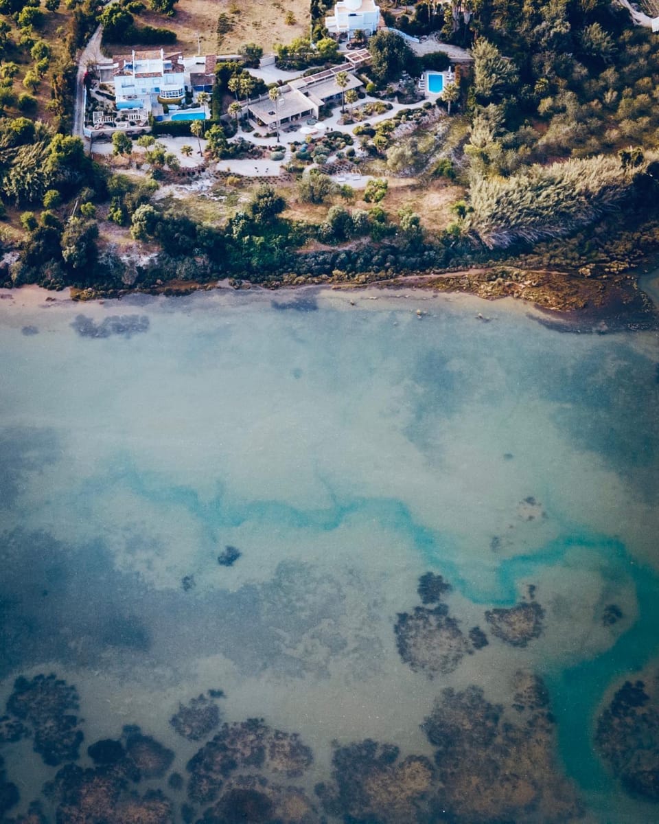 Natural landscape, Bird's eye view