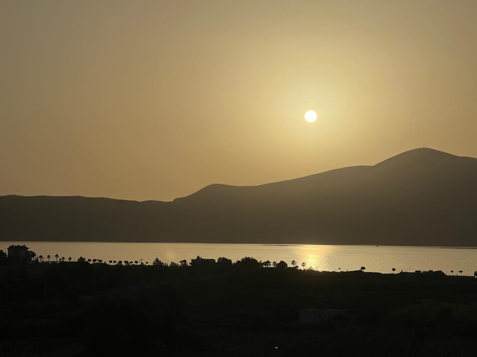 Natural landscape, Mountain view, Sunset