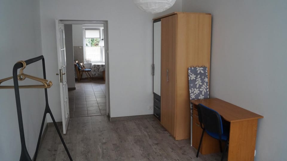 Seating area, wardrobe