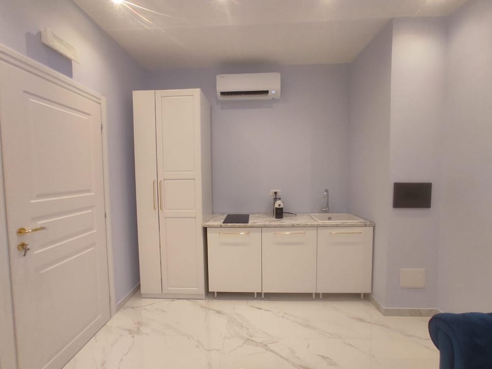 Kitchen or kitchenette, Photo of the whole room, wardrobe, air conditioner