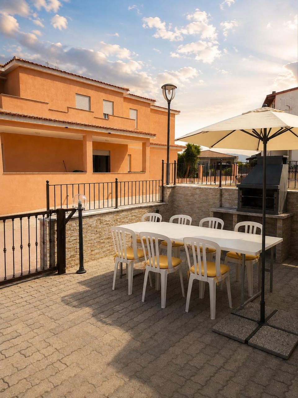 Property building, Patio, Day, View (from property/room), Balcony/Terrace, Dining area