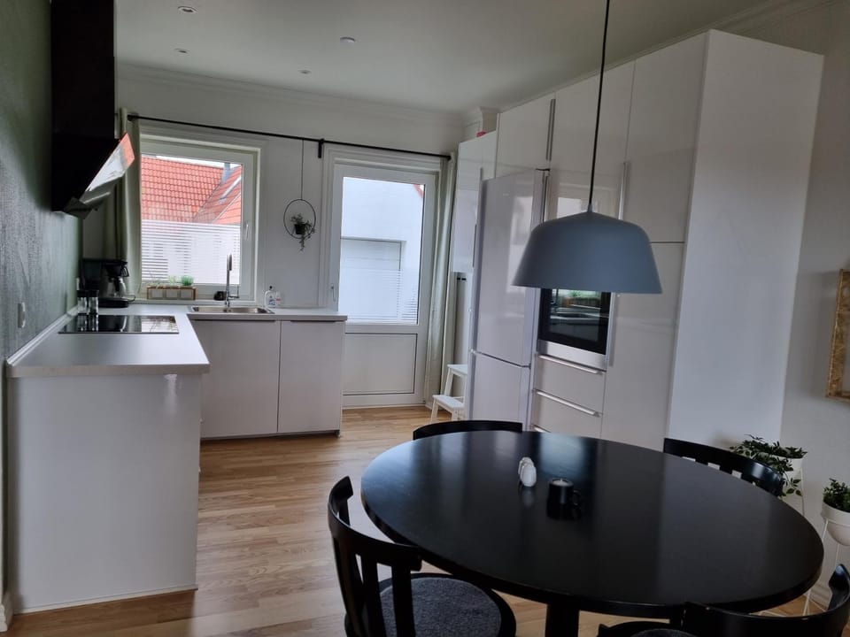 Kitchen or kitchenette, Dining area, stove