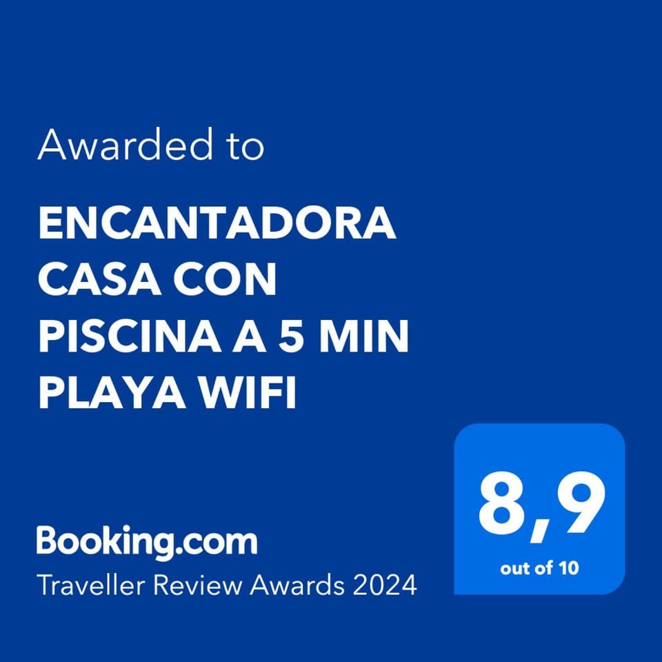 ENCANTADORA CASA CON PISCINA A 5 MIN PLAYA WIFI House in Baix Maestrat