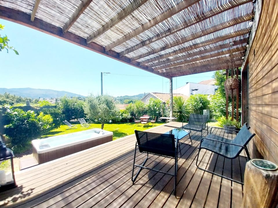 Patio, Garden view, Mountain view