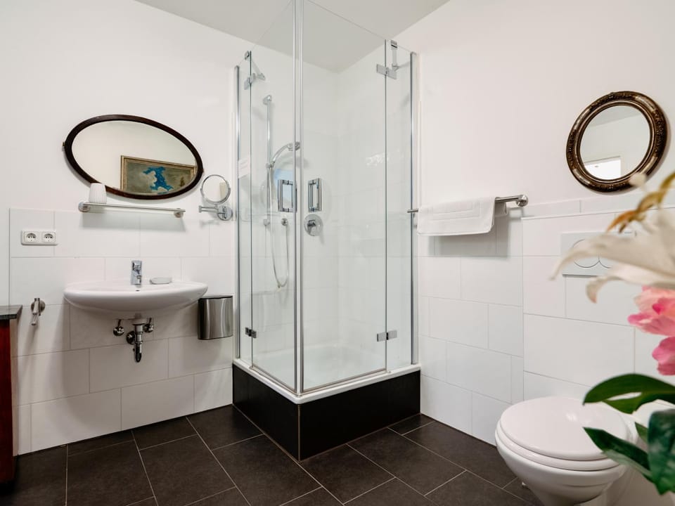 Shower, Toilet, Bathroom, towels