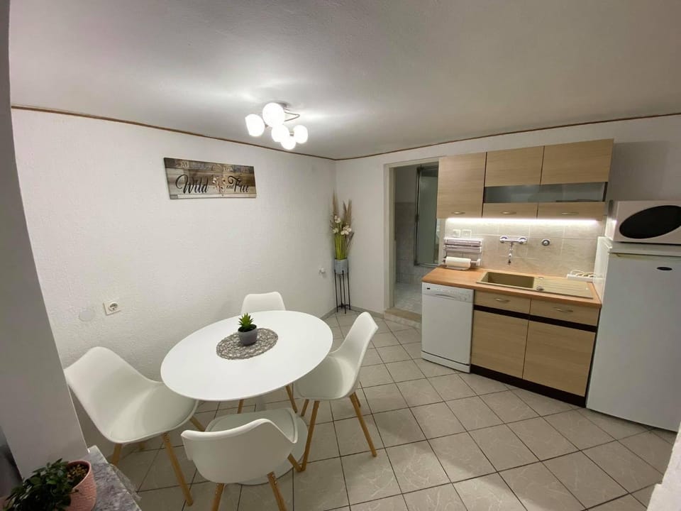 Kitchen or kitchenette, Dining area